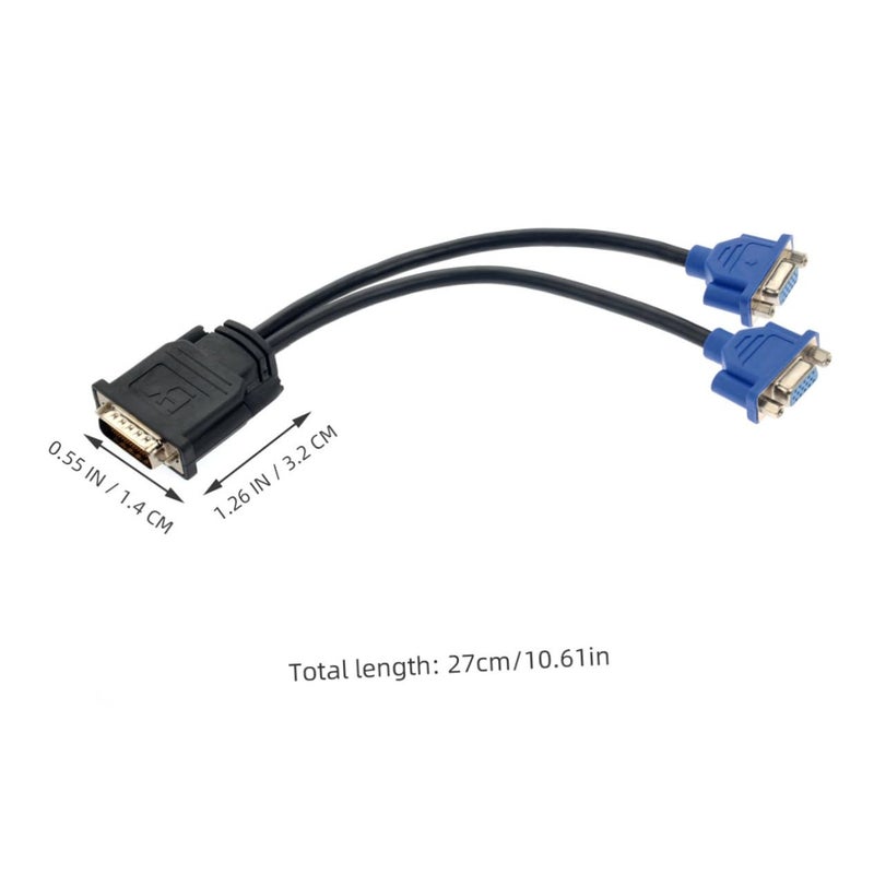 Mikikit VGA Male to Female Adapter Cable for Dual Monitor Video Extension - Image 4