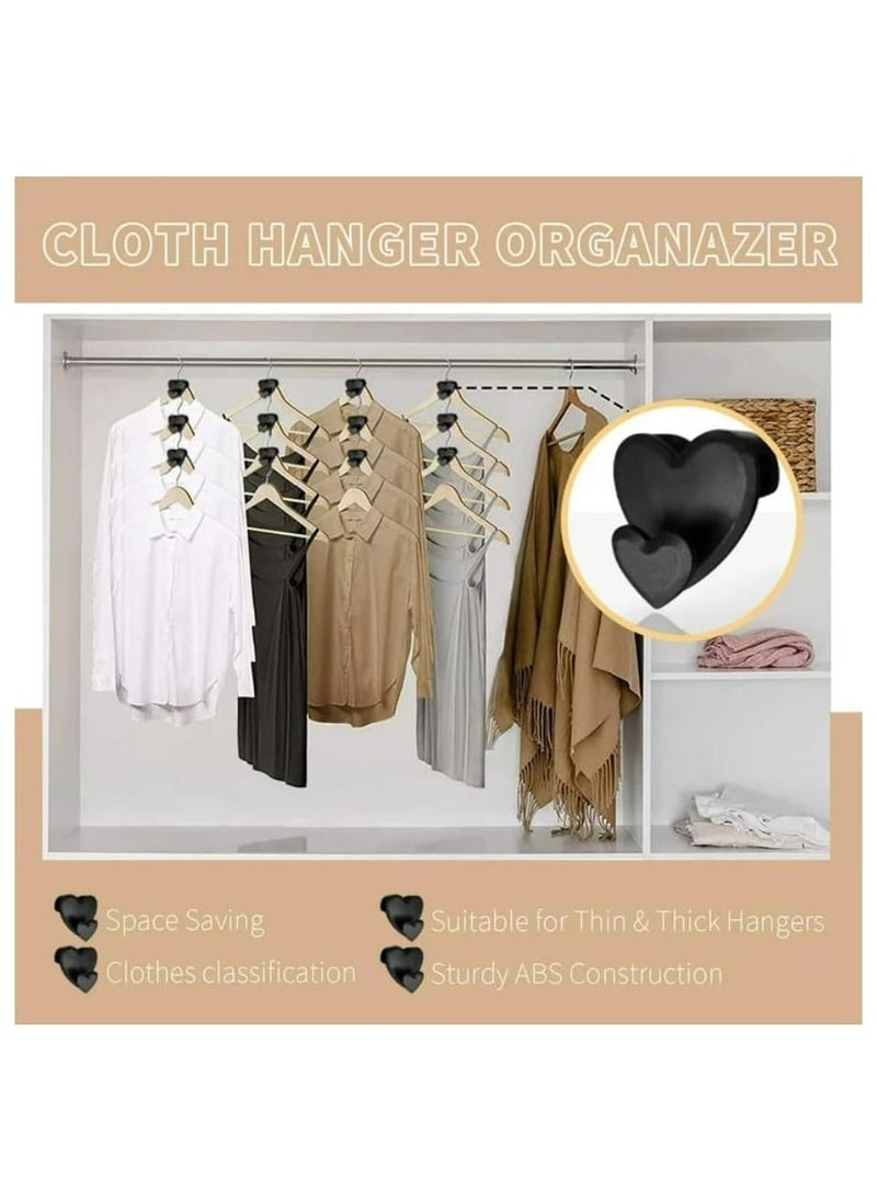 Generic R&J Space Saving Hanger Extender Closet Organizer - Ultra Premium Hanger Hooks Triple Closet Space 12 PC Value Pack -Clothes Hanger Connector Hooks  - Image 3