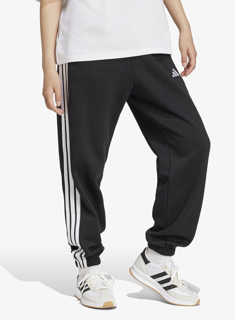 Adidas 3-Stripes Fleece Sweatpants - Image 5