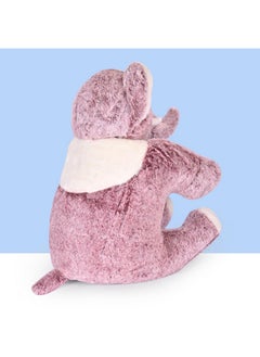 Besties BESTIES Premium Fur Elephant Soft Toy Cum Pillow Marron - Height 45 cm  - Image 3