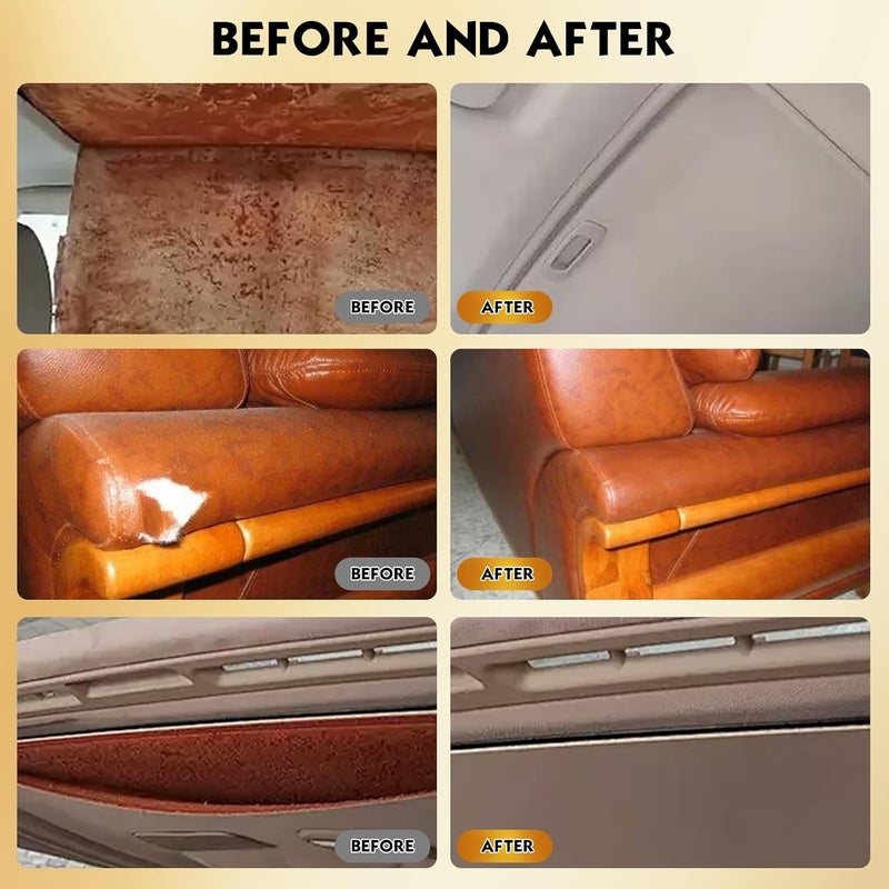 hepanio Headliner Repair Glue 100ml, Car Roof Liner Quick Repair Adhesive Glue, Car Roof Fabric Adhesive,Upholstery Glue for Cars(2pcs) - Image 2