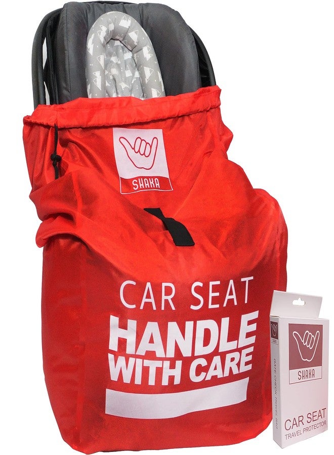 Shaka Car Seat Travel Cover Bag: Universally Fits Infant, Booster, Convertible Car Seats & Bases: Water, Dirt & Tear Resistant, Airplane Gate Check - Image 1