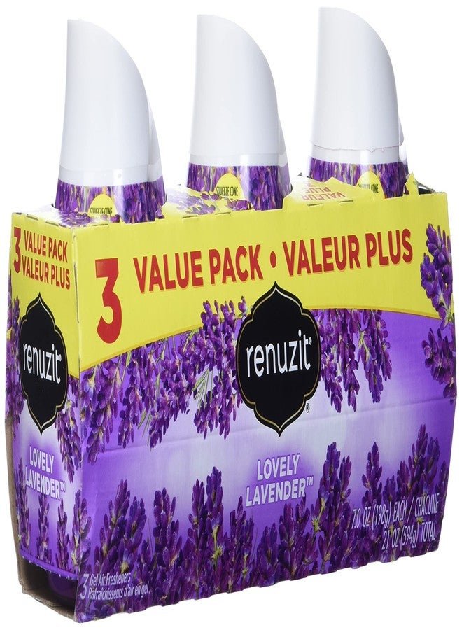Renuzit Lavender Gel Air Freshener - 7oz/3ct - Image 4
