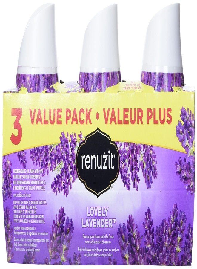 Renuzit Lavender Gel Air Freshener - 7oz/3ct - Image 2