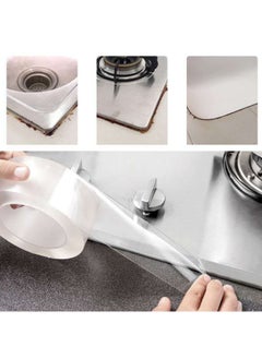 Generic Self-Adhesive Tape for Baby Proofing Corner Protector, Kitchen Caulking, Bathtub Sealant, Toilet Seal, Waterproof, Mildew Proof and Oil Proof  - Image 1