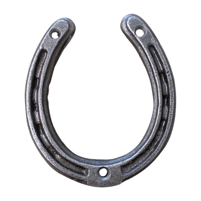 Decorative Cast Iron Horseshoe cast iron decorative wall door decor Wedding Arts and Craft Fixing screws included 9cm h x 75cm w Horse shoe good luck charm