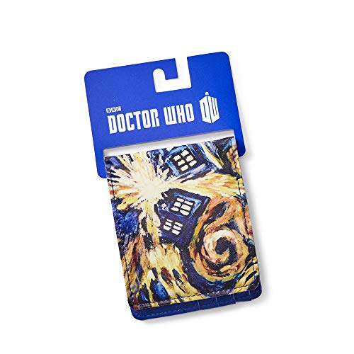 Underground Toys Doctor Who Bi-Fold Wallet Van Gogh Exploding TARDIS - Vinyl Men's Novelty Pocket Storage With Billfold, Card Slots & Clear ID Display - Features Bold Iconic Artwork Design - Bigger on the Inside! - Image 2