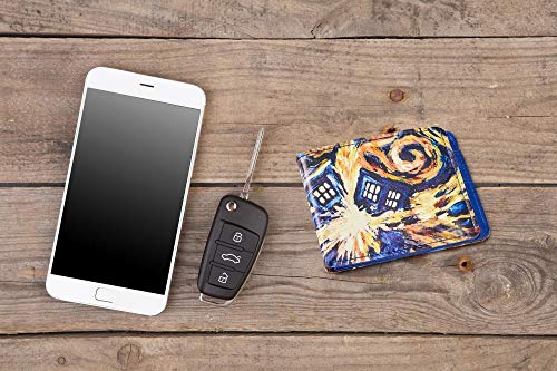 Underground Toys Doctor Who Bi-Fold Wallet Van Gogh Exploding TARDIS - Vinyl Men's Novelty Pocket Storage With Billfold, Card Slots & Clear ID Display - Features Bold Iconic Artwork Design - Bigger on the Inside! - Image 5
