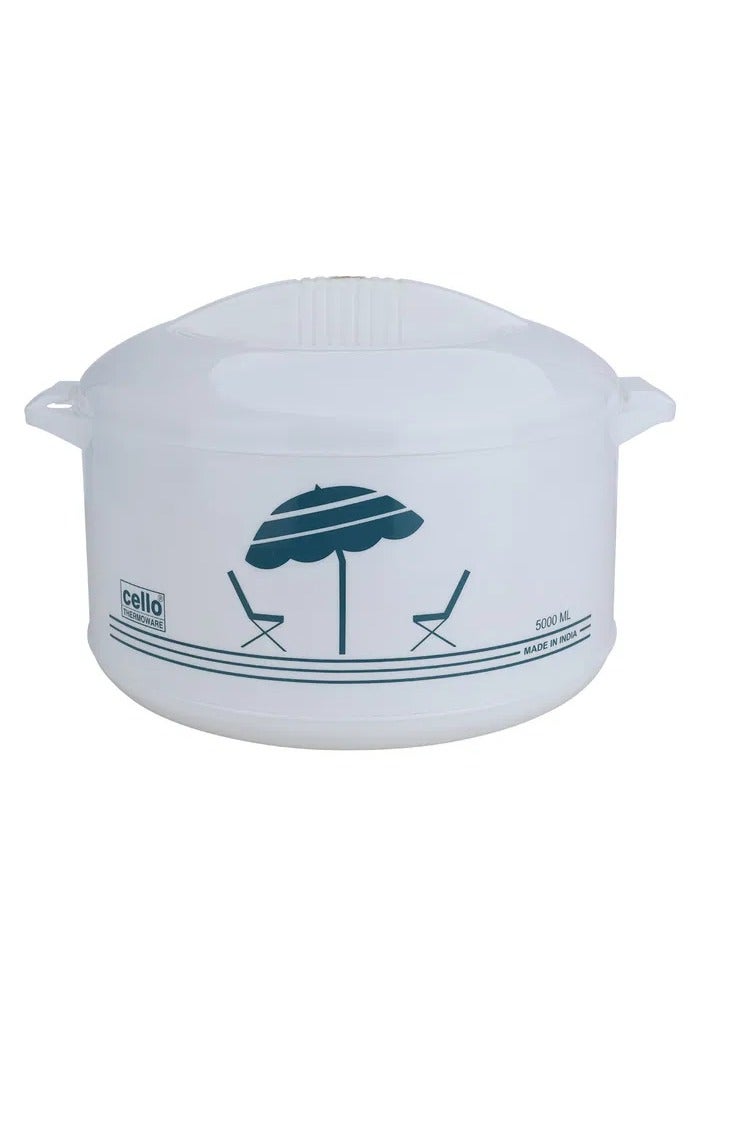 Alsaif Gallery Al Saif Gallery Plastic Food Container, 5 Liters - White - Image 1