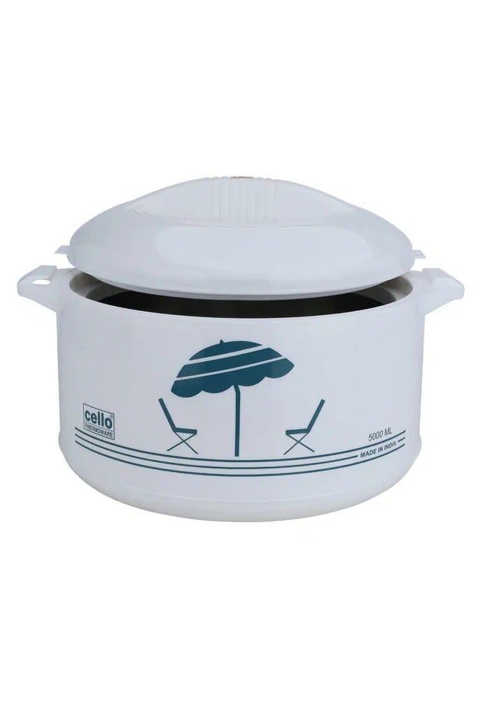 Alsaif Gallery Al Saif Gallery Plastic Food Container, 5 Liters - White - Image 2