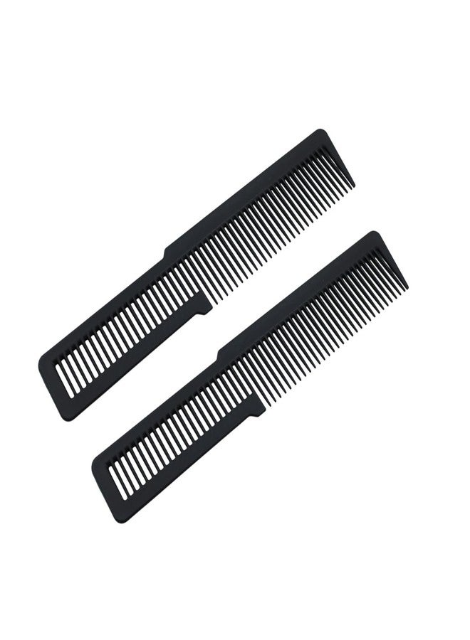 Bigwheels Set Of 2 Hair Cutting Carbon Fiber Antistatic (Model No 06940) Barber Comb - Image 1