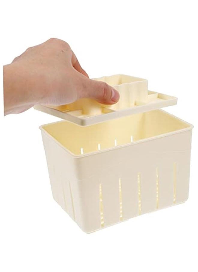 Generic 2 Pcs Tofu Press Household Food Grade Easy Tofu Pressing Mold Kit for Extra Firm Tofu Kitchen Supply  - Image 4