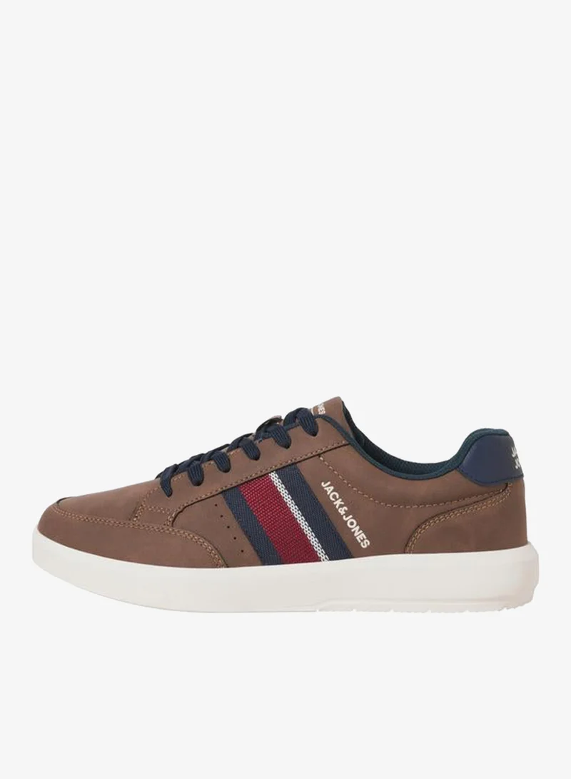 JACK & JONES Striped Tape Lace Up Sneakers