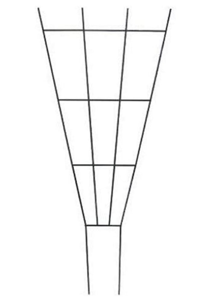 Panacea Products 36-Inch Fan Pot Trellis, Green - Image 2