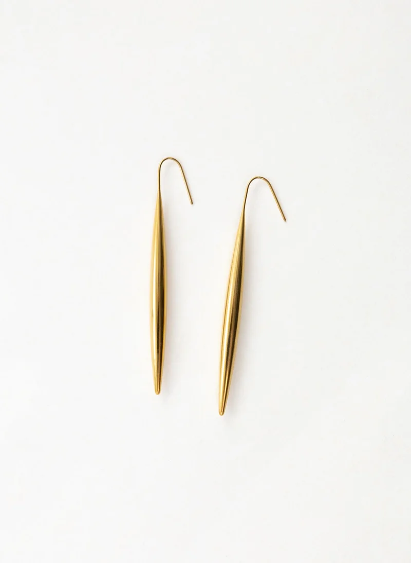 Lichi  Teardrop-shaped earrings in glossy metal for Women | Best Price UAE