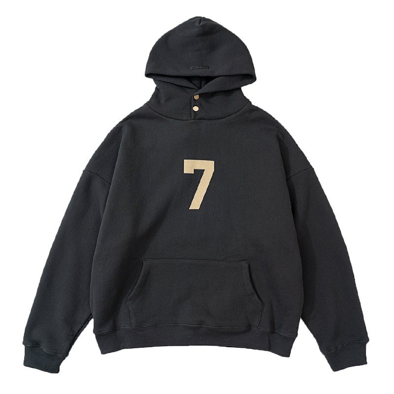 FOG ESSENTIALS Velvet 7 Hoodie Sweatshirt Royal Blue  - Image 2