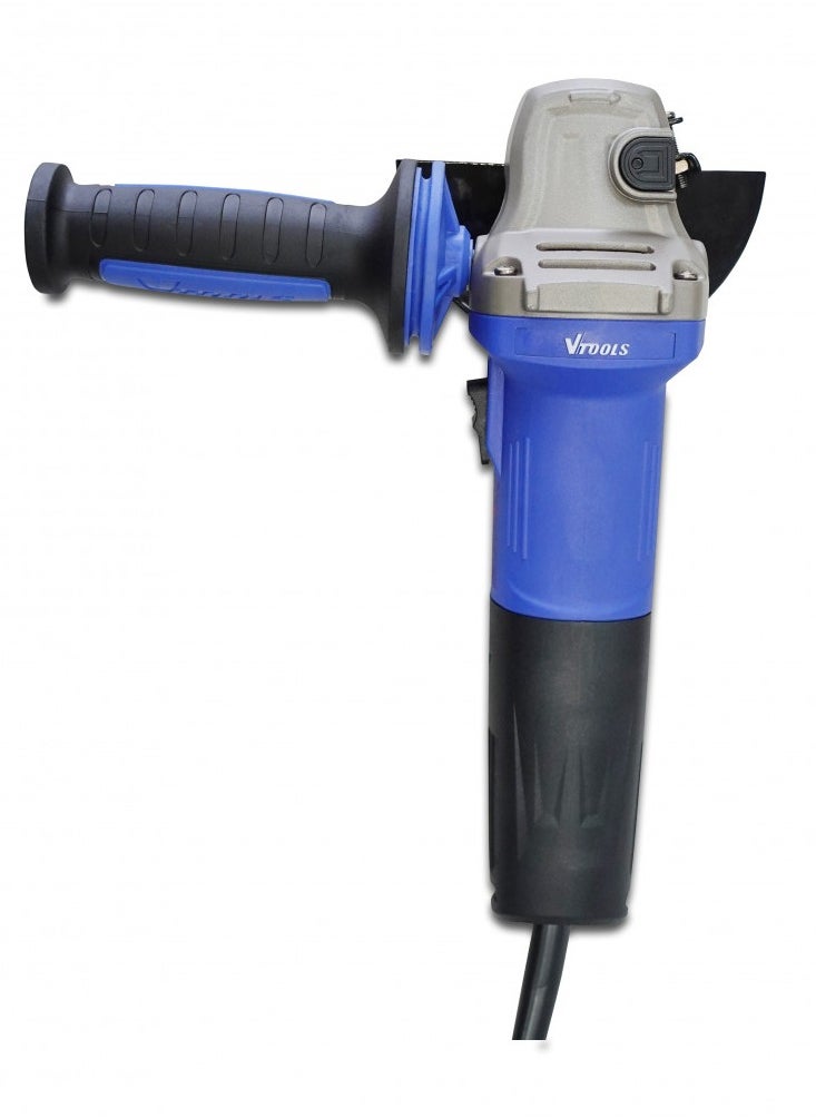 VTOOLS 850W 115 mm Professional Angle Grinder Heavy Duty up to12000RPM Non Slip Adjustable Handle For Grinding Polishing Safety Goggles Included  - Image 3
