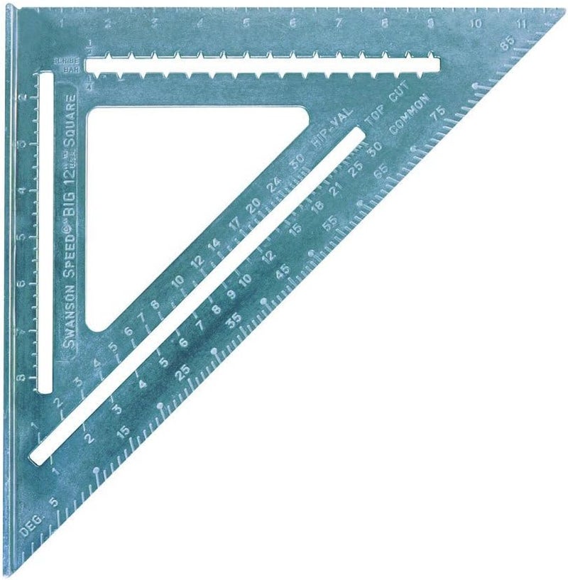 Swanson Tool Co. Big 12 Speed Square Layout Tool with Blue Book - 12-Inch