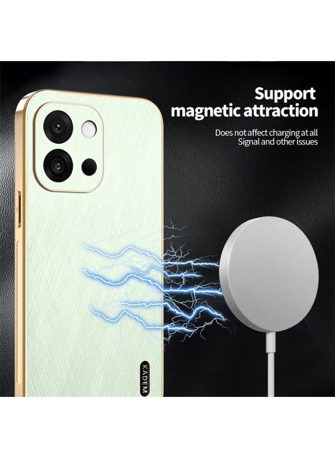 general Silicone Cases for OnePlus Nord 5 Cover, Slim Soft TPU Shockproof Phone Protective Shell Luxury Electroplated Silk Bamboo Pattern Wireless Charging - Image 5