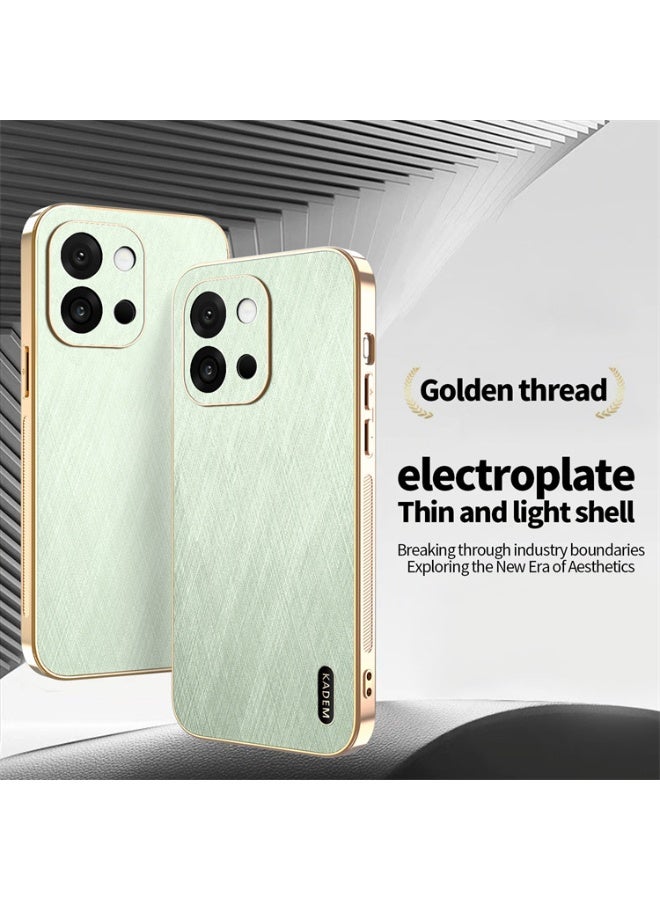 general Silicone Cases for OnePlus Nord 5 Cover, Slim Soft TPU Shockproof Phone Protective Shell Luxury Electroplated Silk Bamboo Pattern Wireless Charging - Image 2