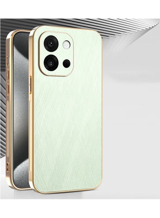 general Silicone Cases for OnePlus Nord 5 Cover, Slim Soft TPU Shockproof Phone Protective Shell Luxury Electroplated Silk Bamboo Pattern Wireless Charging - Image 1