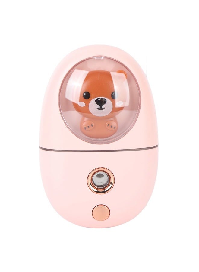 TOPINCN Facial Mist Sprayer, Cute Animal Mini Face Steamer Portable Facial Mist Sprayer Facial Steamer for Travelling 35ml 500mah () - Image 1