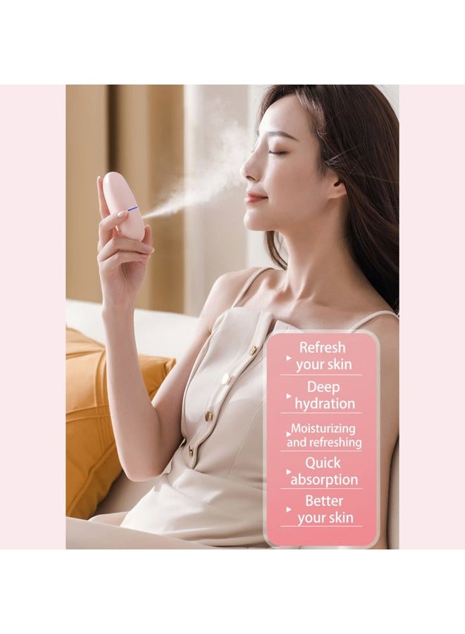TOPINCN Facial Mist Sprayer, Cute Animal Mini Face Steamer Portable Facial Mist Sprayer Facial Steamer for Travelling 35ml 500mah () - Image 3