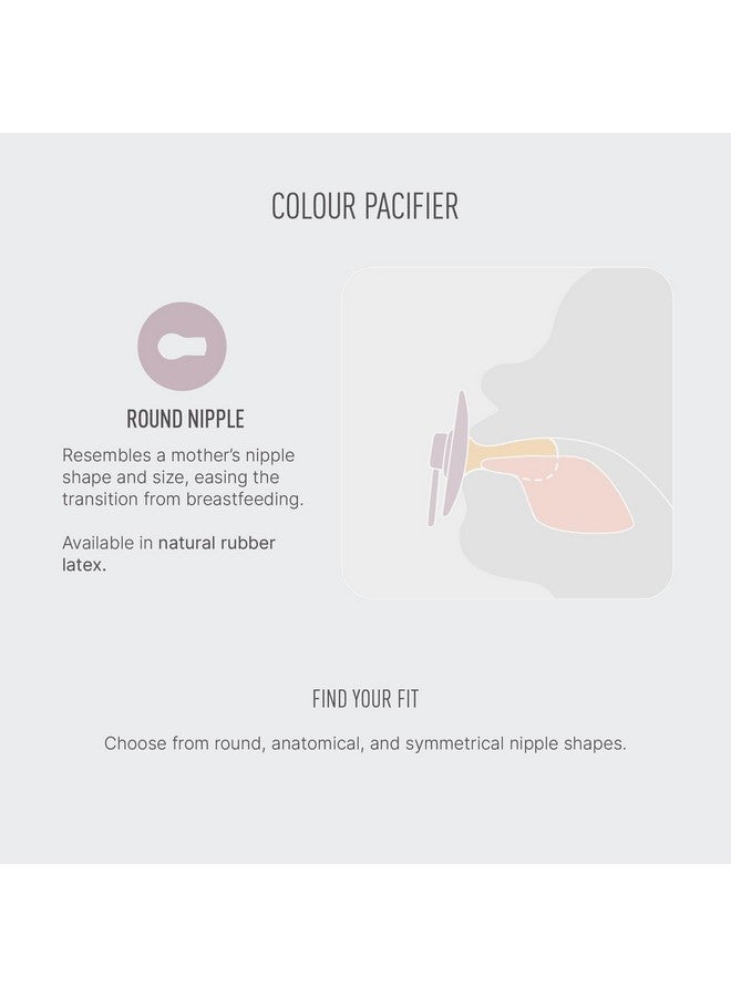 بيبس لهاية BIBS Liberty | لهايات مطاطية طبيعية بلونين | لهاية خالية من مادة BPA | حلمة مستديرة | مصممة ومصنوعة في الدنمارك | إيلويز بلاش - Image 4