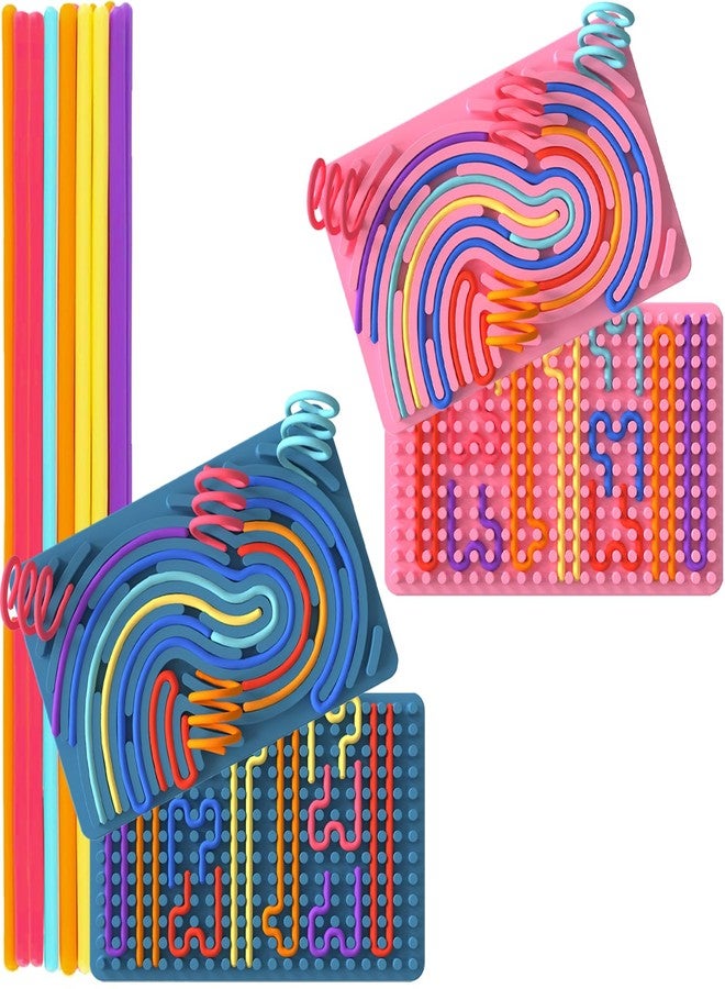 Xesakesi Christmas Stocking Stuffer 2 Packs Sensory Fidget Toys for Kids Toddler Boys,Sensory Activity Board for Stress Anxiety Autistic ADHD, Calm Down Stress, Anxiety for Kids - Image 1