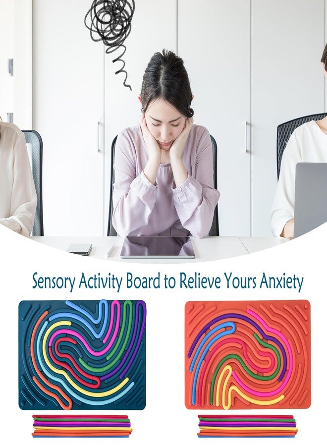 Xesakesi Christmas Stocking Stuffer 2 Packs Sensory Fidget Toys for Kids Toddler Boys,Sensory Activity Board for Stress Anxiety Autistic ADHD, Calm Down Stress, Anxiety for Kids - Image 2