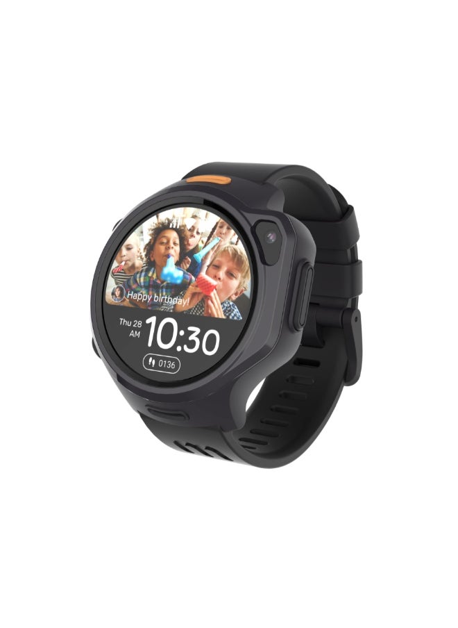 myFirst - Fone R2 | Kids Smartwatch with eSIM, 1.3" AMOLED Screen, Video Calls Messaging Real-Time GPS Tracking SOS Button Safety Alerts School Mode Works, in 85 Countries, for Ages 5-12 - Acai Purple - Image 1