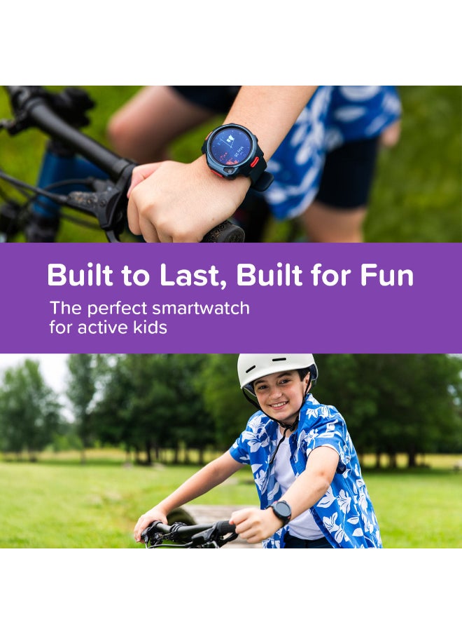 myFirst - Fone R2 | Kids Smartwatch with eSIM, 1.3" AMOLED Screen, Video Calls Messaging Real-Time GPS Tracking SOS Button Safety Alerts School Mode Works, in 85 Countries, for Ages 5-12 - Acai Purple - Image 1