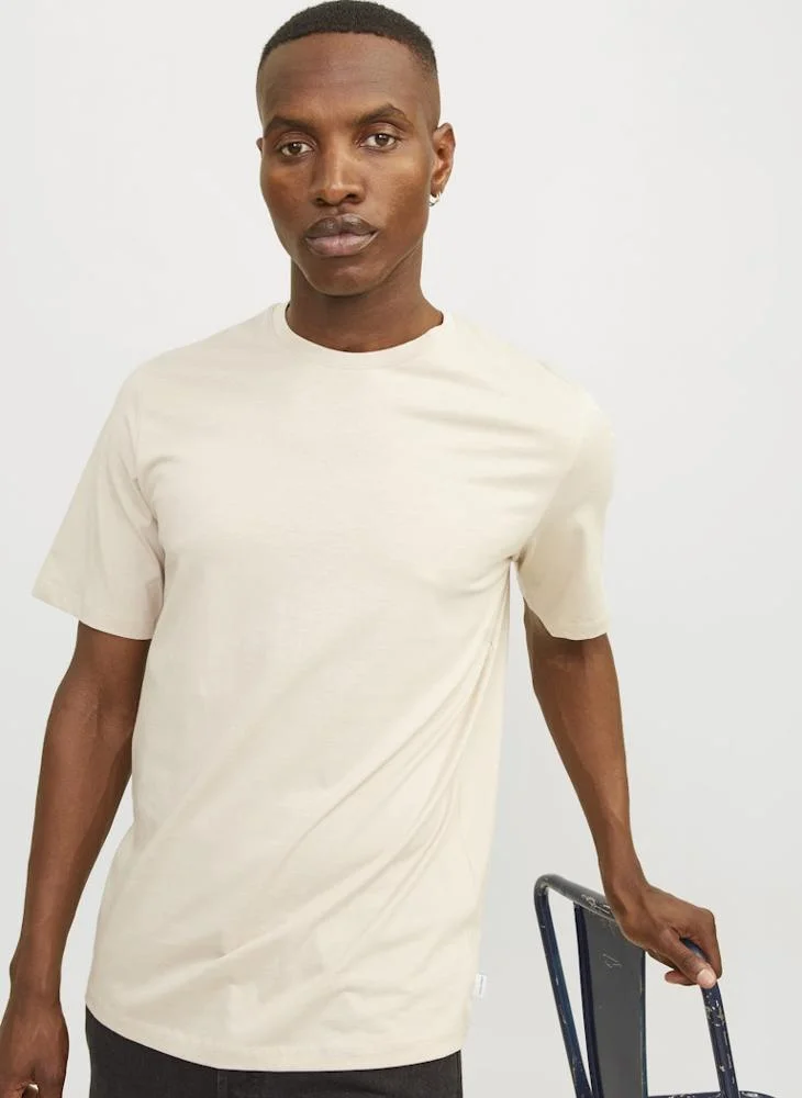 JACK & JONES  Essential Crew Neck T-Shirt for Men | Best Price UAE