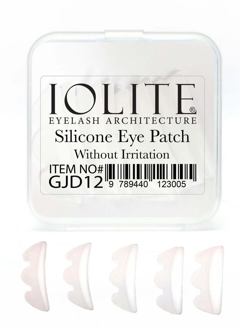 Eyelash Silicone Pads | Soft and Comfortable Eye Lash Perm Pads | Easy to Use Eyelash Lifting Silicone Pad with 5 Different Sizes 10pcs GJD12