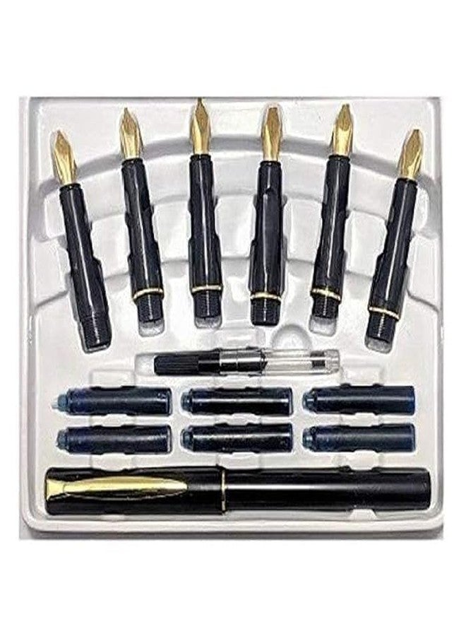 KNAFS 1 pcs Calligraphy Pen Script with 6 NIB Set Small Lettering Pen Set 6NIBS - Image 2