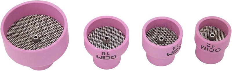klarako Alumina Torch Gas Lens Kit, Long Service Life Ceramic Welding Cup Set, for Welding Equipment Industrial Supplies WP‑171826 TIG Welding Torch - Image 1