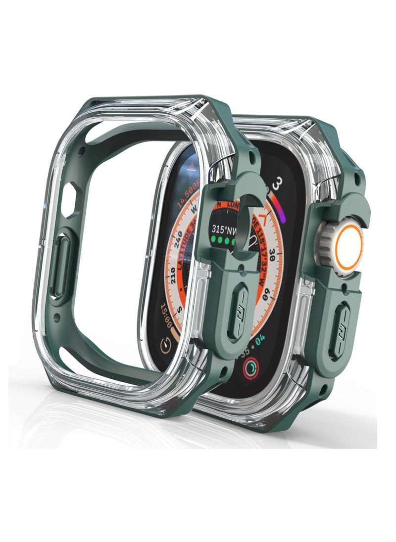 Compatible Apple Watch Ultra Case 49mm, Heavy Duty Hard PC Proetective Bumper for Apple Watch Case, NO Screen Protector, Cover Frame for Apple Watch - Image 1