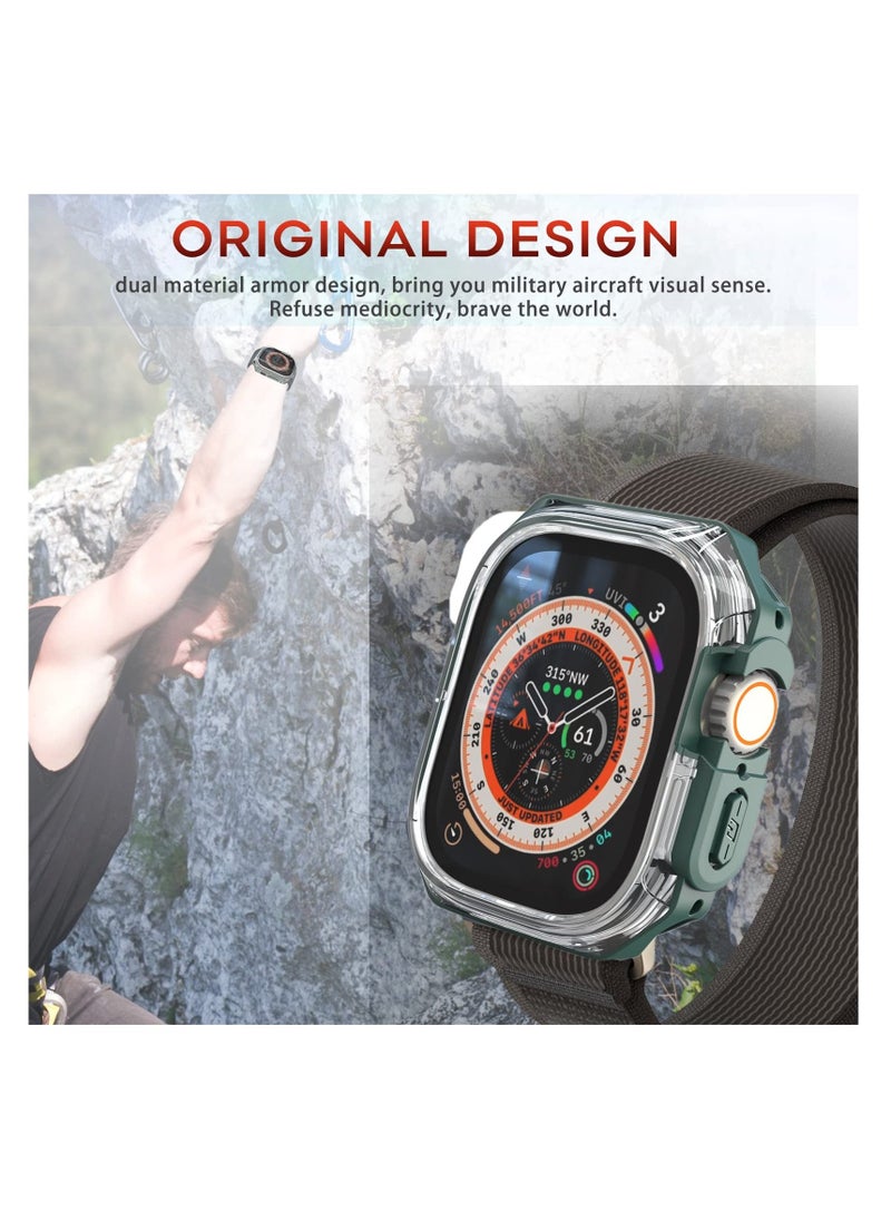 Compatible Apple Watch Ultra Case 49mm, Heavy Duty Hard PC Proetective Bumper for Apple Watch Case, NO Screen Protector, Cover Frame for Apple Watch - Image 2