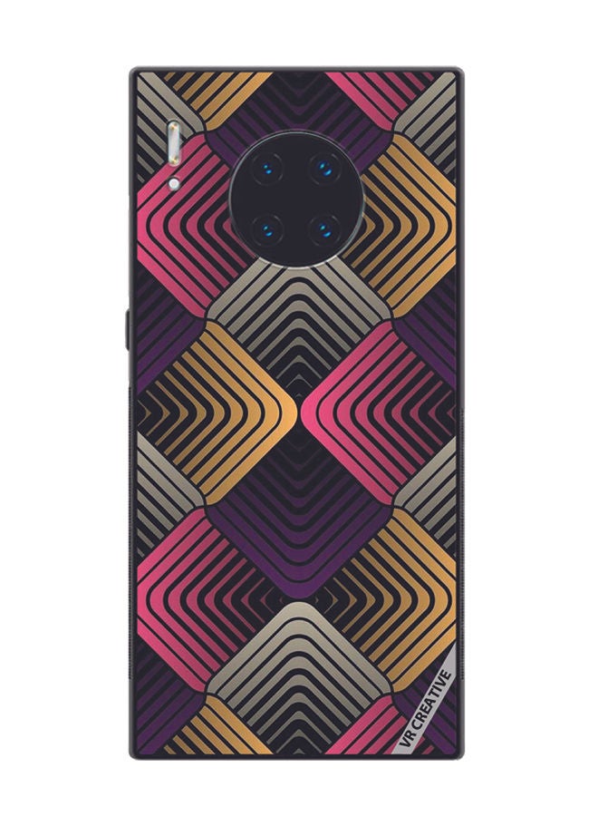 VR CREATIVE Protective Case Cover For Huawei Mate 30 Pro Abstract 2 Design Multicolour - Image 1