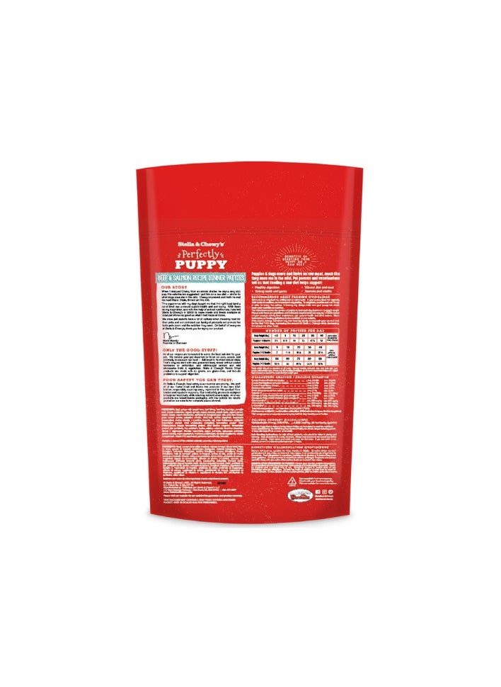 Stella & Chewys Stella & Chewys Dog FD Perfectly Puppy Beef & Salmon Patties-14oz, Stella patties, Stella & Chewy patties, freeze-dried dog food, best dog food, nutrious dog food, patties for dogs, freeze-dried patties, Stella & Chewy's duck patties  - Image 2