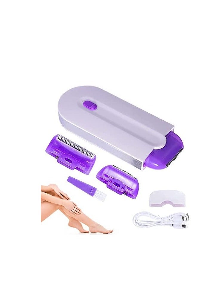 ممحاة شعر ناعمة حريرية من Focusothing، إزالة شعر بدون ألم، ممحاة شعر ناعمة حريرية، مزيل شعر الوجه بدون عيوب، إزالة الشعر بتقنية الضوء، تنطبق على أي جزء من الجسم - Image 1