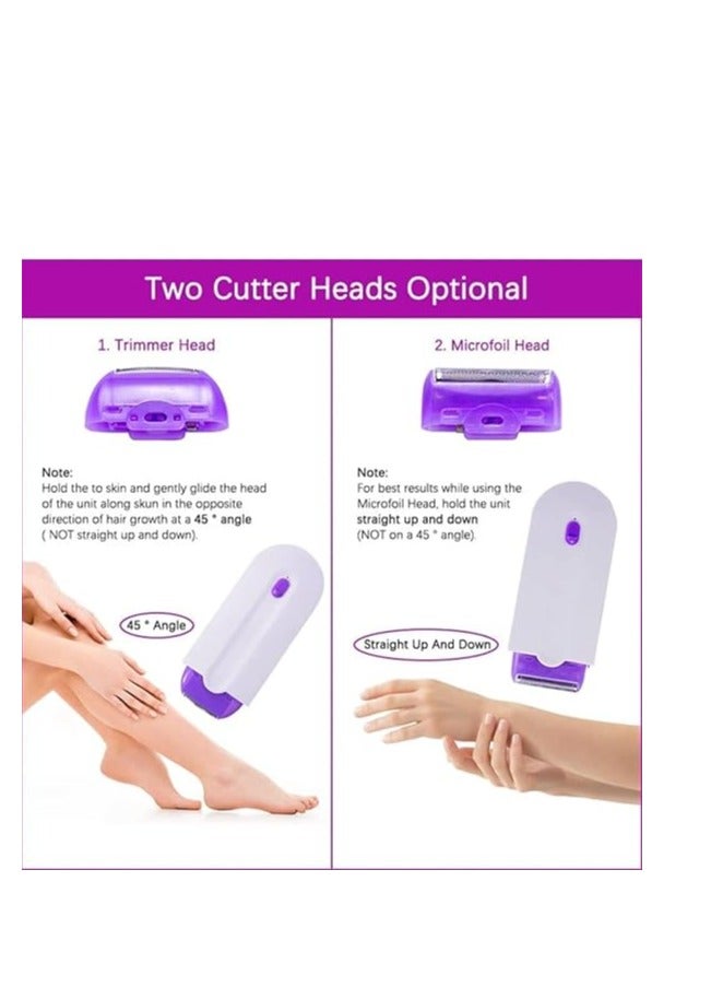 ممحاة شعر ناعمة حريرية من Focusothing، إزالة شعر بدون ألم، ممحاة شعر ناعمة حريرية، مزيل شعر الوجه بدون عيوب، إزالة الشعر بتقنية الضوء، تنطبق على أي جزء من الجسم - Image 4