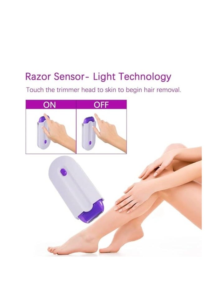 ممحاة شعر ناعمة حريرية من Focusothing، إزالة شعر بدون ألم، ممحاة شعر ناعمة حريرية، مزيل شعر الوجه بدون عيوب، إزالة الشعر بتقنية الضوء، تنطبق على أي جزء من الجسم - Image 5