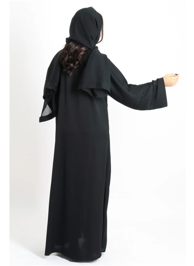 اكسا عباية اماراتية شغل يدوي AIK5044