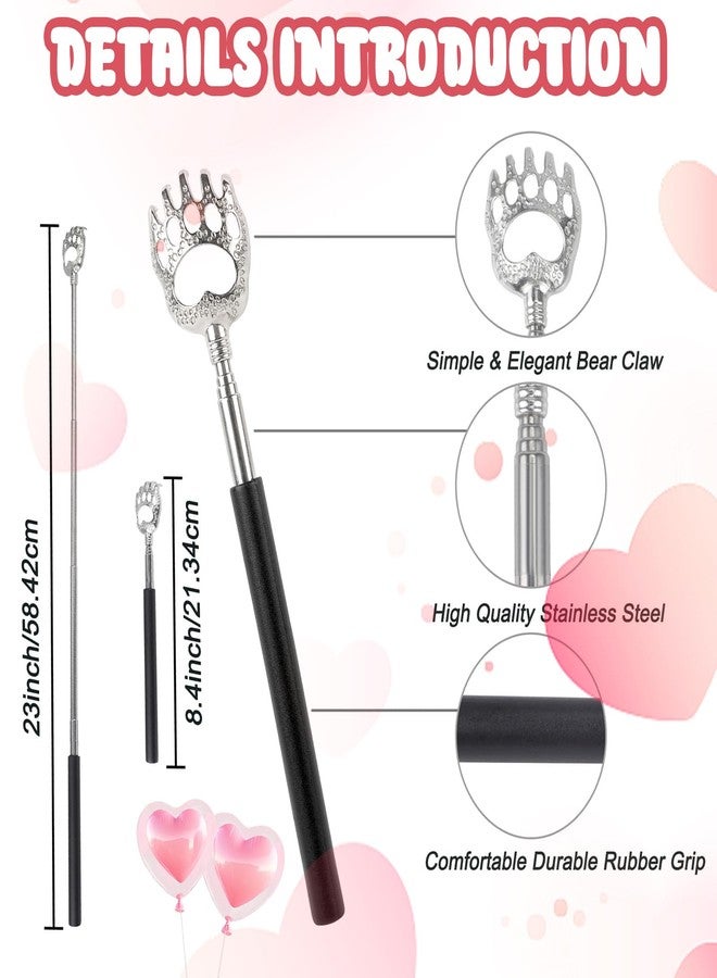 WOVTE Extendable Back Scratcher for Men Women with Valentine's Day Packaging, Perfect Valentines Day Gifts for Her, Him, Boyfriend, Girlfriend, Husband, Wife, Daughter, Friends, Teachers, Family - Image 2