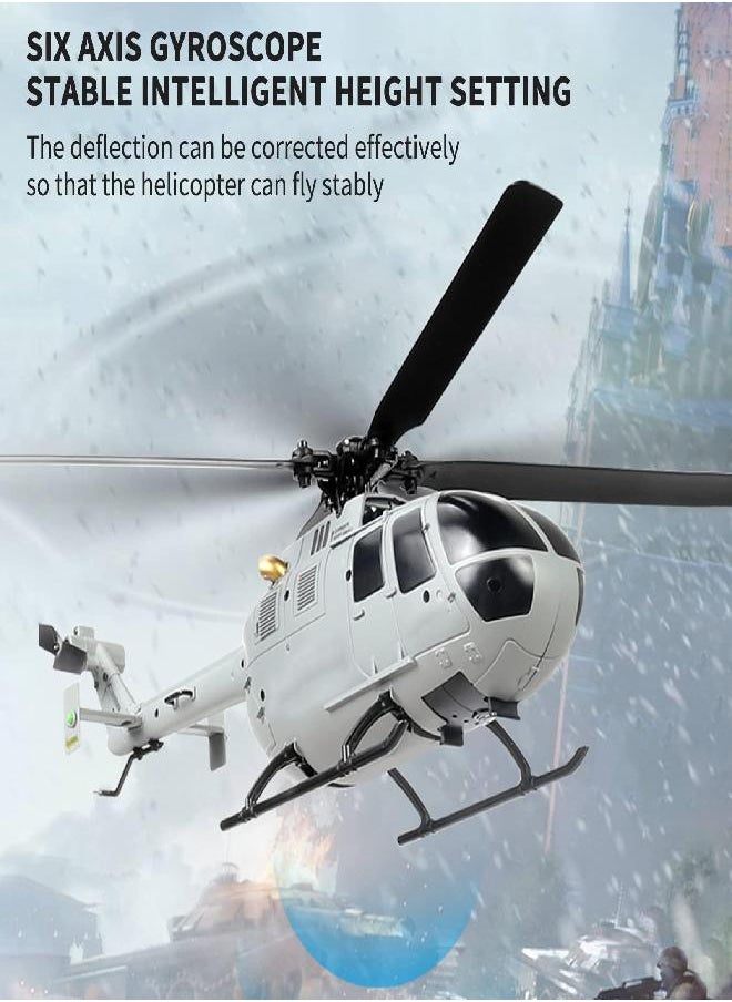 GoolRC GoolRC RC Drone Single Propeller Without Ailerons 6-axis Gyro Stabilization Airplane Altitude Hold Girls Adults Remote Control Helicopter Toys for Boys RC Plane Gray  - Image 5