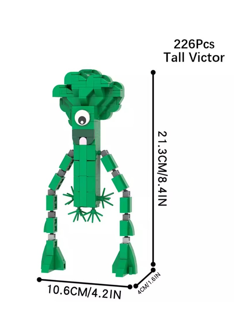 Children's Self-assembly Small Particle Toy Building Blocks Green Class Model Hand-made Creative Plug-in Toys - Image 2
