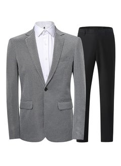 KUYING New Slim Fit Suit Two-Piece Set  - Image 1