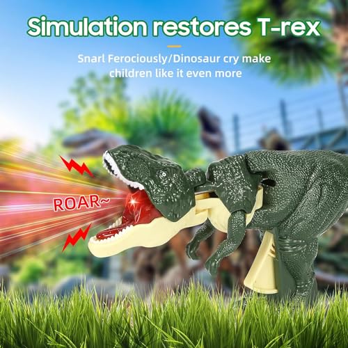 Gooyo GY-99-71 Musical Dinosaur Toy Gun for Kids with Roaring Function, Simulation Sound Effect Will Shake Head & Swing Tail | Assorted | Power Source : Button Cell Batteries (Included) - Image 2