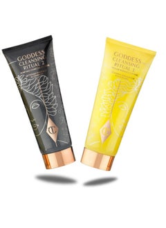Charlotte Tilbury Charlotte Tilbury Goddess Cleansing Ritual. Two-step cleansing ritual with a citrus-based makeup remover followed by a bamboo charcoal-based purifying cleanser. 75ml/ 2.5 oz. each 
